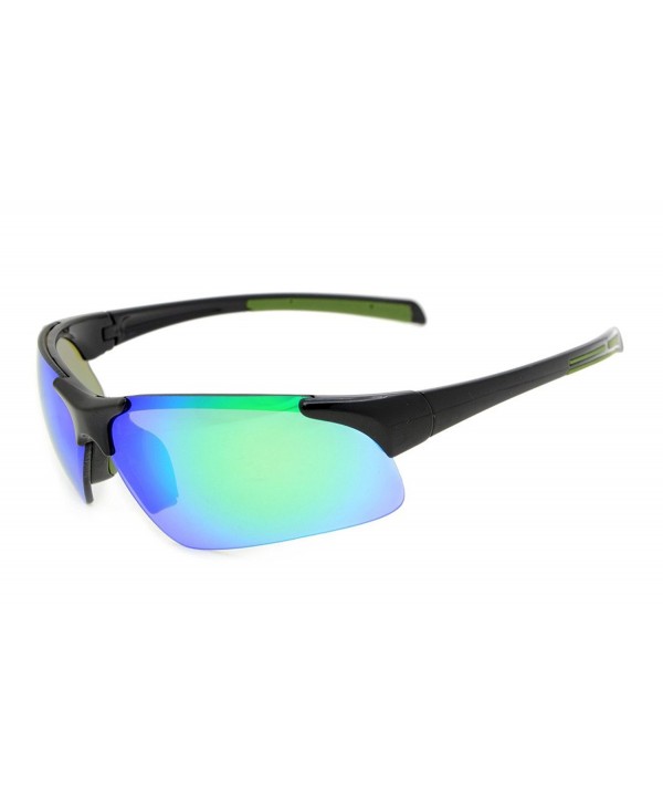 Eyekepper Polycarbonate Half Rimless Green Mirror