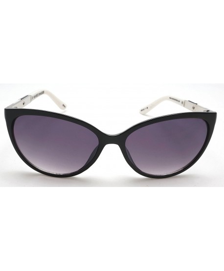 Women's Fashion Cat-Eye Wayfarer Sunglasses - Ava Gardner - Black/White ...