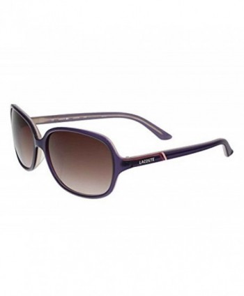 Lacoste 656S Lavender Rectangular Sunglasses