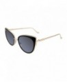 FEISEDY Metal Frame Sunglasses Lenses