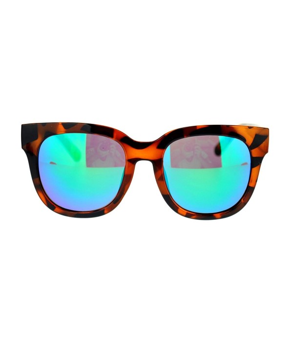 Womens Boyfriend mirrored Sunglasses Tortoise