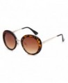 Eason Eyewear Womens Circle Sunglasses