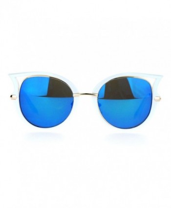 SA106 Womens mirrored Retro Sunglasses