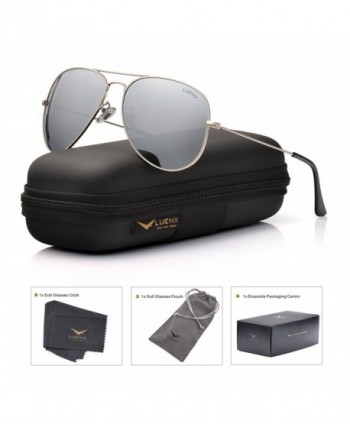 LUENX Sunglasses Polarized Mirrored Protection