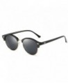 AZORB Polarized Clubmaster Sunglasses Semi Rimless