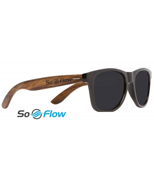 Black SoFlow Walnut Sunglasses Women