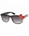 zeroUV Fashion Sunglasses Whiskers Red Bow