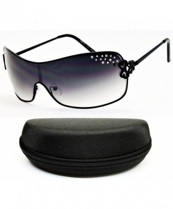 D5035 CC Diamond Eyewear Sunglasses Black Smoked