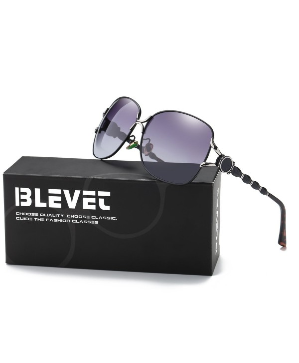 BLEVET Polarized Oversized Sunglasses Gradient
