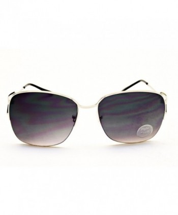 Semi-rimless sunglasses