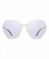 Oversize Rimless Gradient Sunglasses Eyeglasses