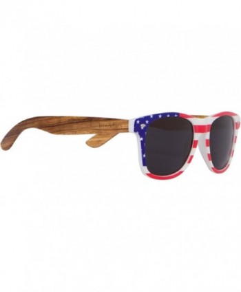 WOODIES Zebra Sunglasses American Frame