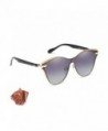 Oversized Mirrored Sunglasses Polarized Designer