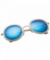 VIVIENFANG Lightweight Mirrored Polarized Sunglasses