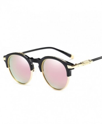 HOHAUSA Rimless Polarized Clubmaster Sunglasses