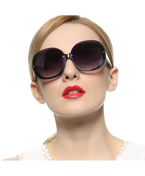 VIVIENFANG Oversized Polarized Sunglasses P2109A