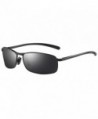 ZHILE Rectangular Polarized Sunglasses Temple