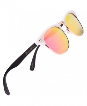 SKADINO Bamboo Sunglasses Polarized Lens Pink