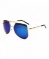 No 66 Town Oversized Reflective Sunglasses