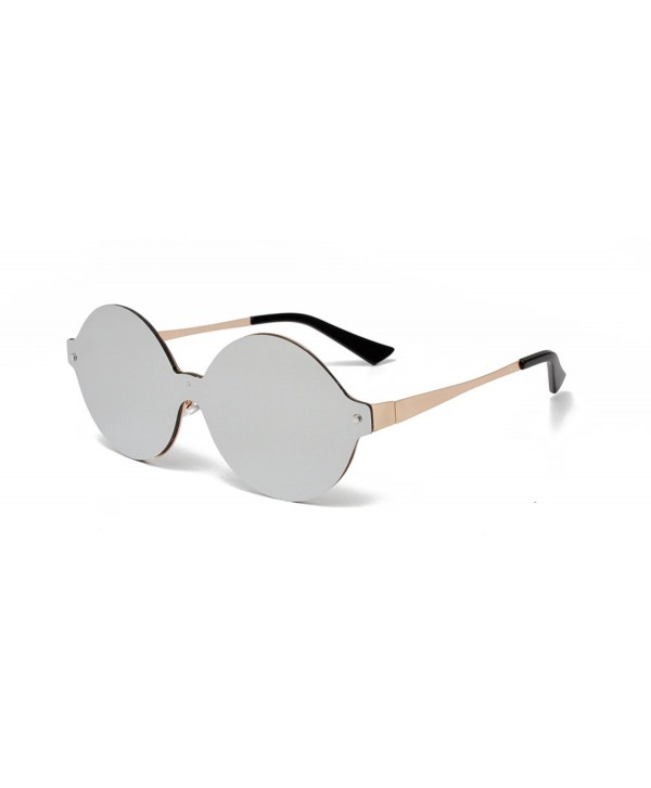 GAMT Sunglasses Integral Mirrored Silver