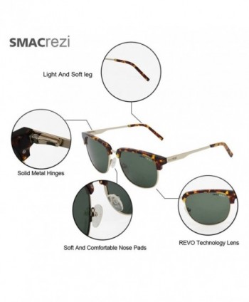 Semi-rimless sunglasses