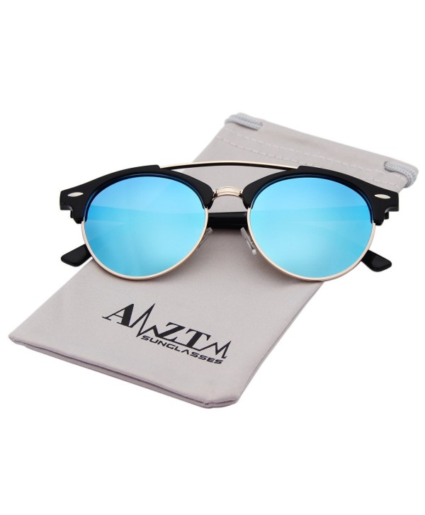 AMZTM Semi Rimless Polarized Reflective Sunglasses