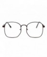 Caixia Metal Oversized Angular Eyeglasses