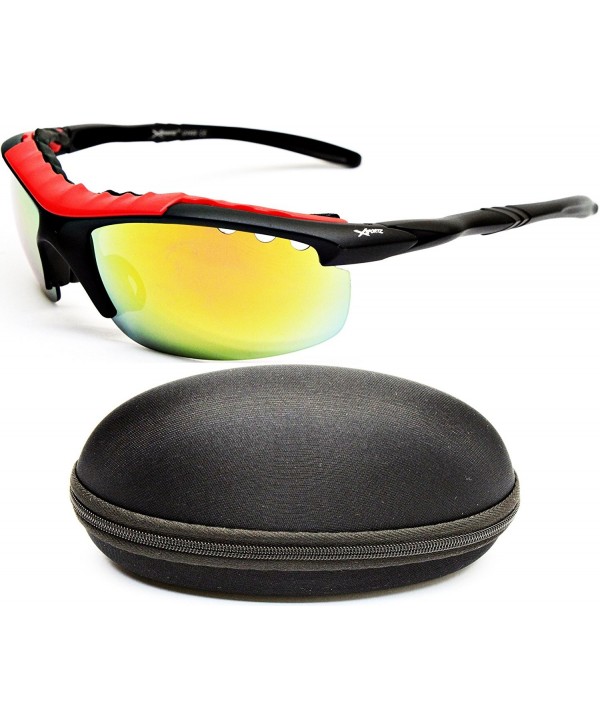 X438 cc Xsportz Sport Sunglasses Red Mirror