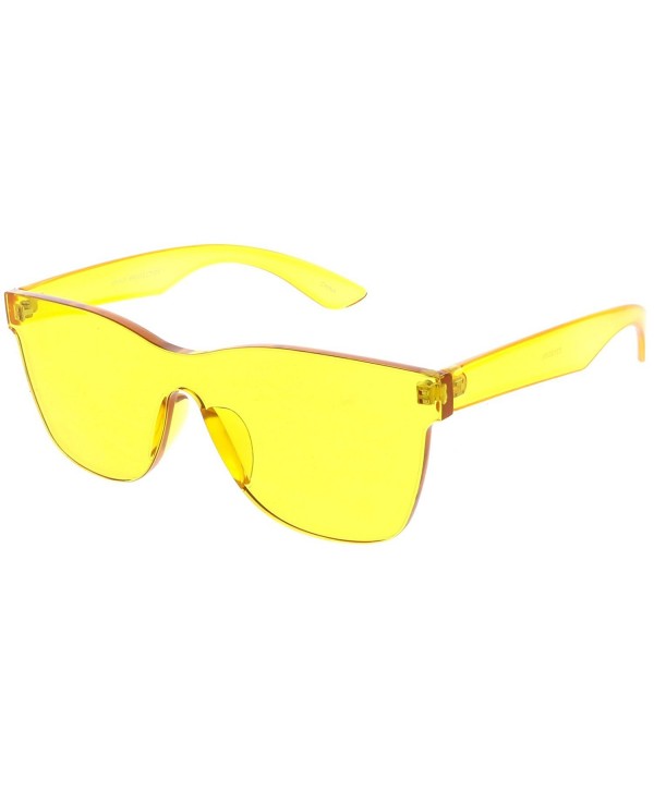 sunglassLA Rimless Rimmed Sunglasses Colorful
