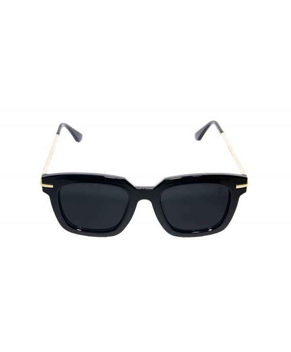 Vintage Sunglasses Square Frame Black