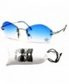 Style Vault Rhinestone Sunglasses Blue blue