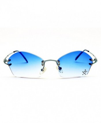 Semi-rimless sunglasses