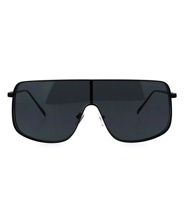 Oversized Futurism Robotic Shield Sunglasses