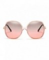 Freckles Mark Oversize Rectangular Sunglasses