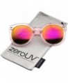 zeroUV Transparent Oversize Sunglasses Magenta