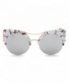 GAMT Oversized Sunglasses Mirrored Silver