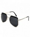 CHB Polarized Oversized Mirrored Sunglasses