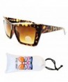 Style Vault Rectangular Sunglasses Brown Brown