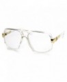 Classic Square Plastic Aviator Glasses