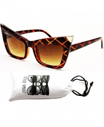 Style Vault Sunglasses Tortoise X Pattern