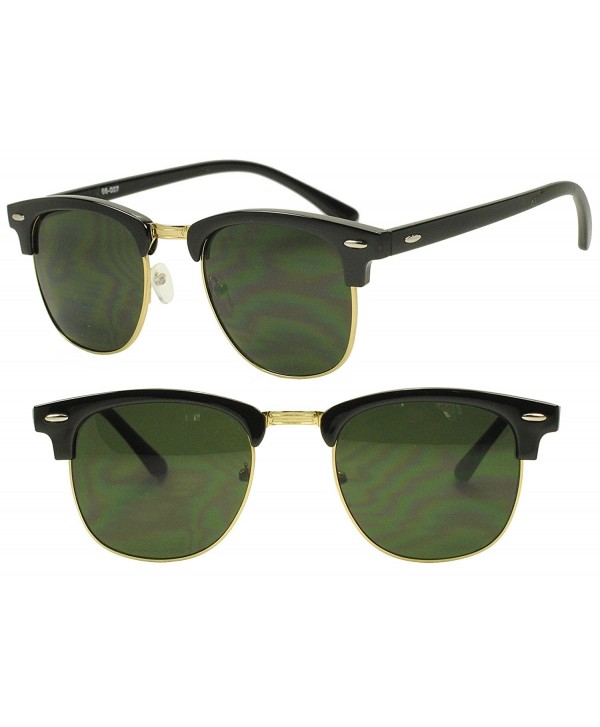 Classic Round Horned Inspired Sunglasses