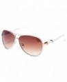 Newbee Fashion Metal Aviator Sunglasses