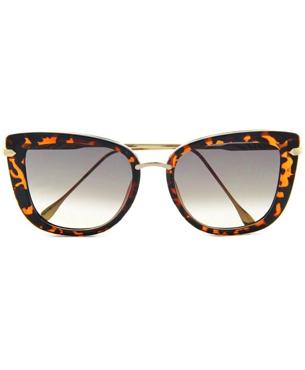 Oversized Sunglasses Runway Fashion Tortoise