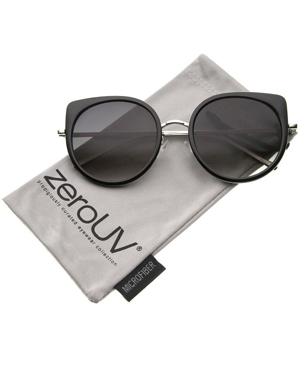 zeroUV Temples Sunglasses Black Silver Lavender