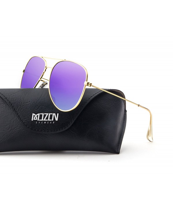 MOZON Mirrored Aviator Polarized Sunglasses