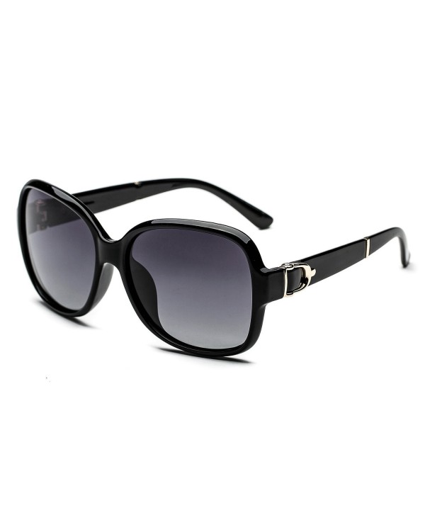 women's polarized wayfarer sunglasses retro square oversized sunglasses ...