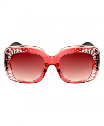 Edge I Wear Oversized Rhinestone Sunglasses EC3335R AP