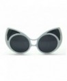 White Extreme Pointed Oversized Sunglasses