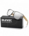 BLEVET Wooden Wayfarer Sunglasses Polarized