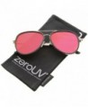 zeroUV Mirrored Two tone Sunglasses Black Gold